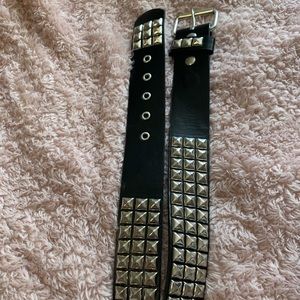 Hot Topic Silver Studded Belt